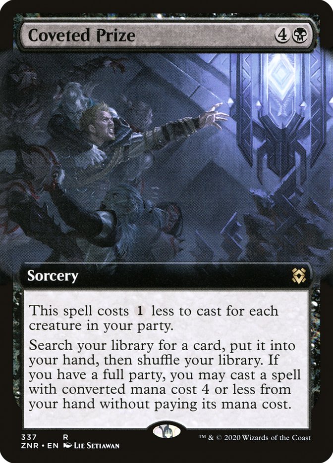 Coveted Prize (Extended Art) [Zendikar Rising] | Gam3 Escape