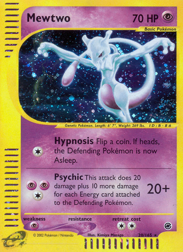 Mewtwo (20/165) [Expedition: Base Set] | Gam3 Escape