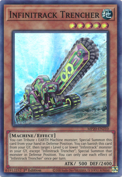 Infinitrack Trencher [MP20-EN210] Super Rare | Gam3 Escape