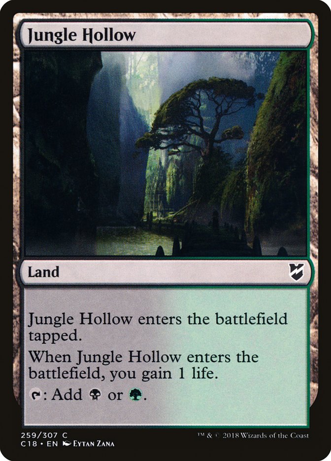 Jungle Hollow [Commander 2018] | Gam3 Escape