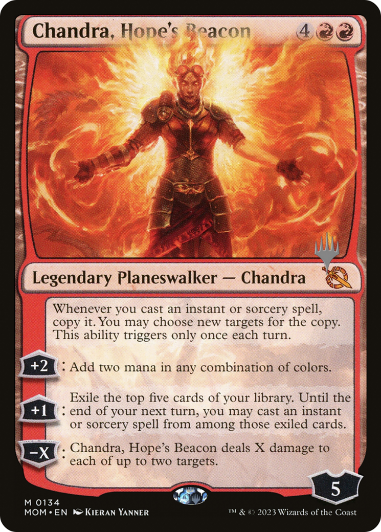 Chandra, Hope's Beacon (Promo Pack) [March of the Machine Promos] | Gam3 Escape
