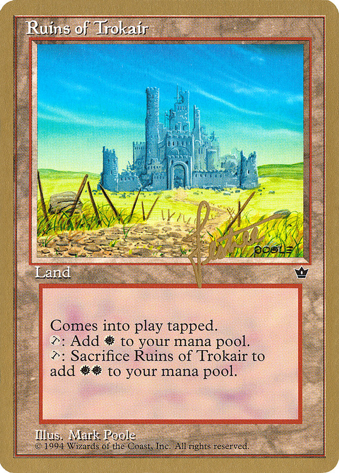 Ruins of Trokair (Bertrand Lestree) [Pro Tour Collector Set] | Gam3 Escape