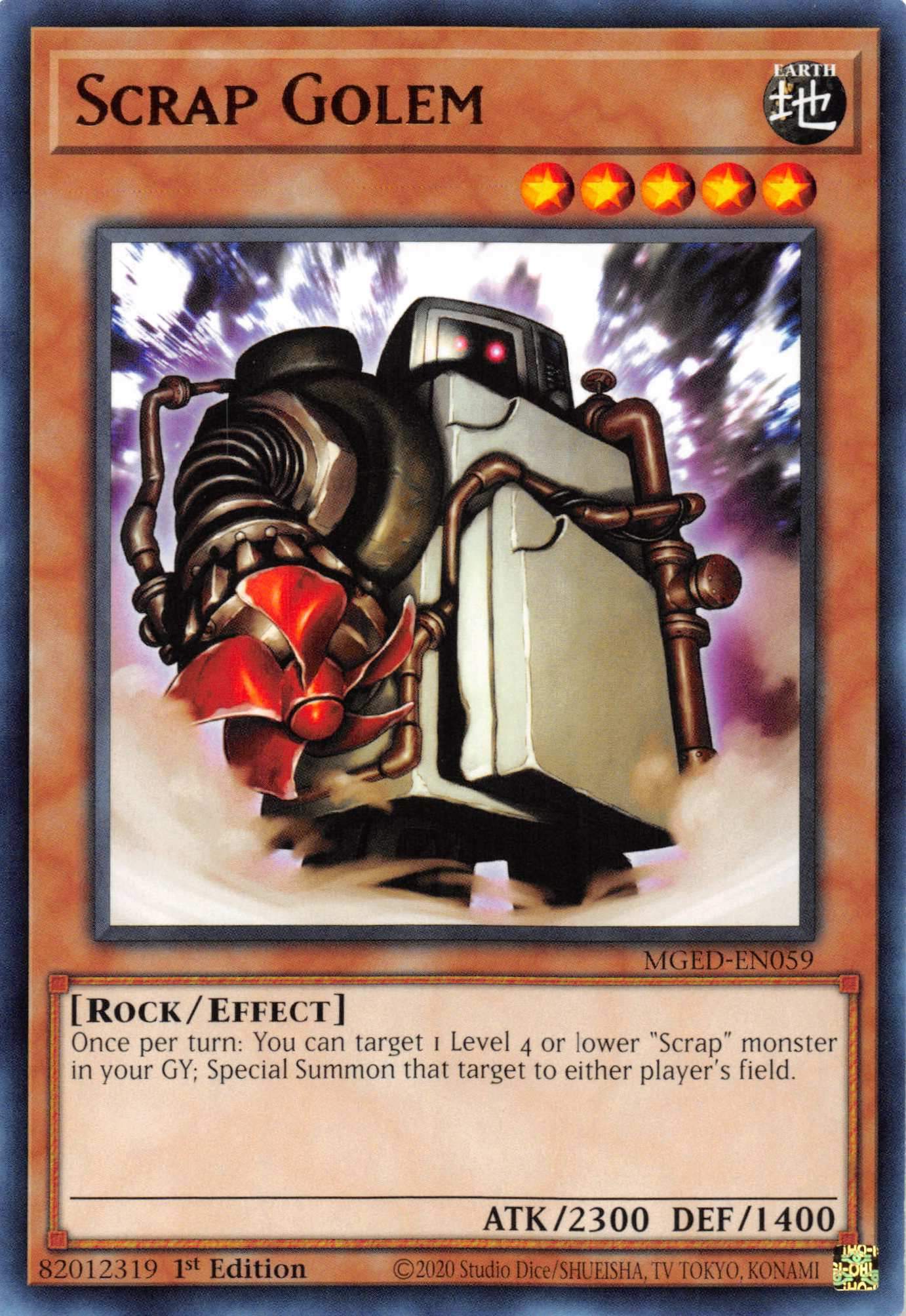 Scrap Golem [MGED-EN059] Rare | Gam3 Escape