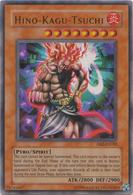 Hino-Kagu-Tsuchi [DB2-EN182] Ultra Rare | Gam3 Escape