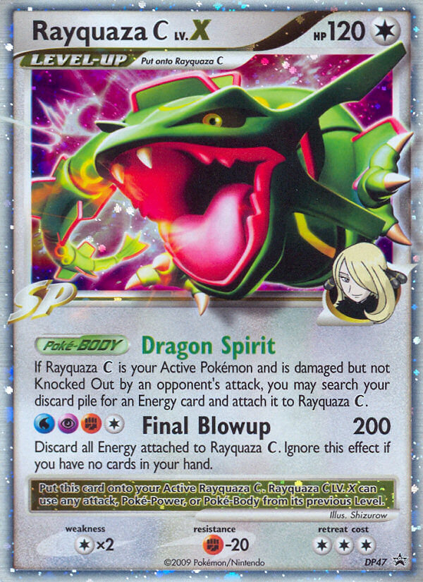 Rayquaza C LV.X (DP47) [Diamond & Pearl: Black Star Promos] | Gam3 Escape