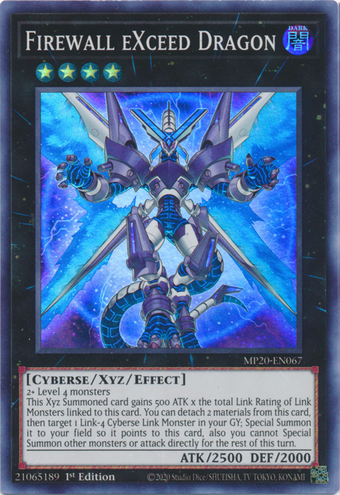 Firewall eXceed Dragon [MP20-EN067] Super Rare | Gam3 Escape