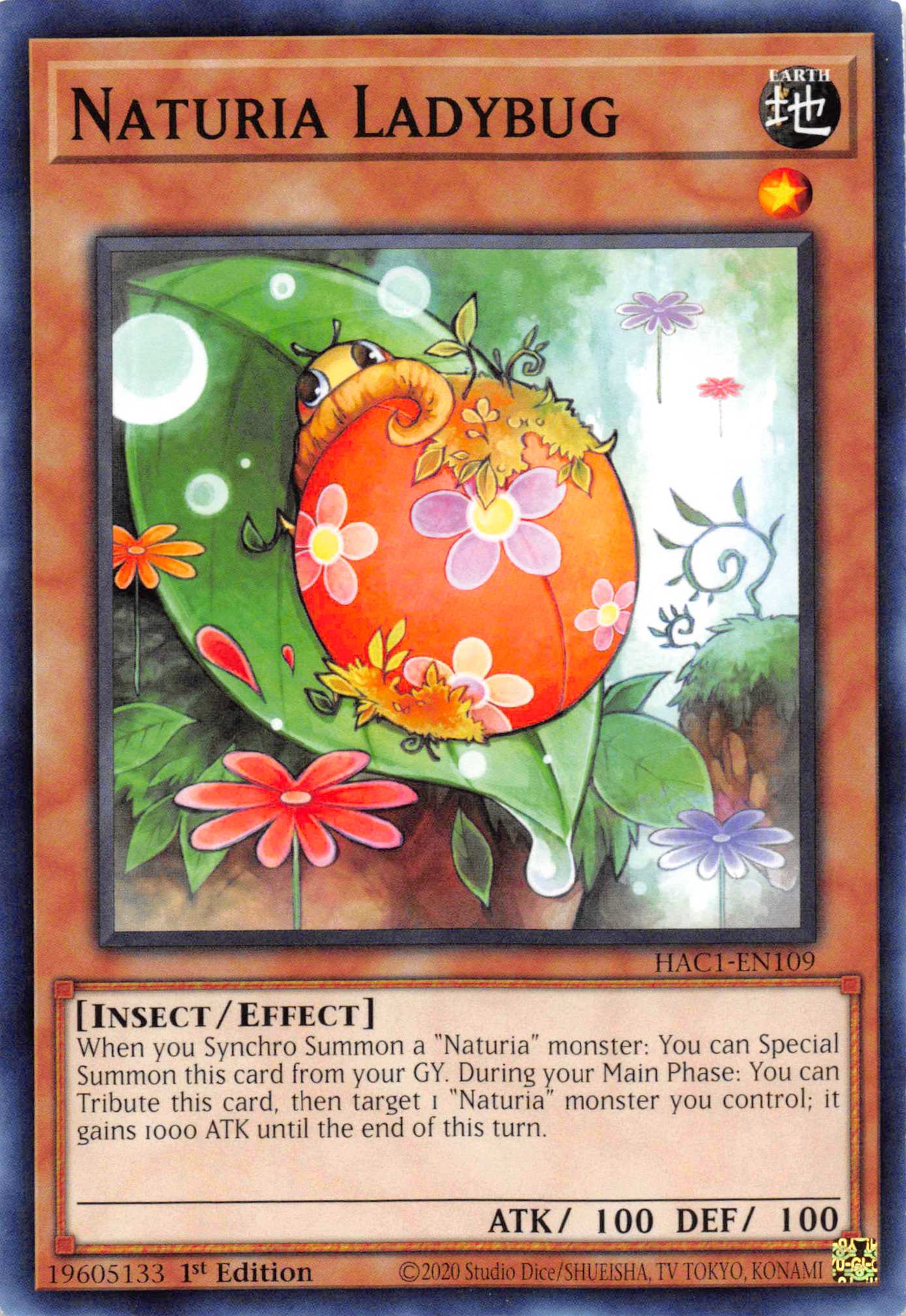 Naturia Ladybug [HAC1-EN109] Common | Gam3 Escape