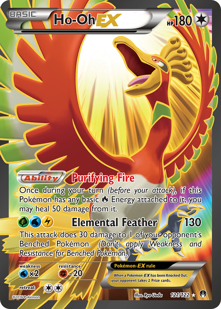 Ho-Oh EX (121/122) [XY: BREAKpoint] | Gam3 Escape