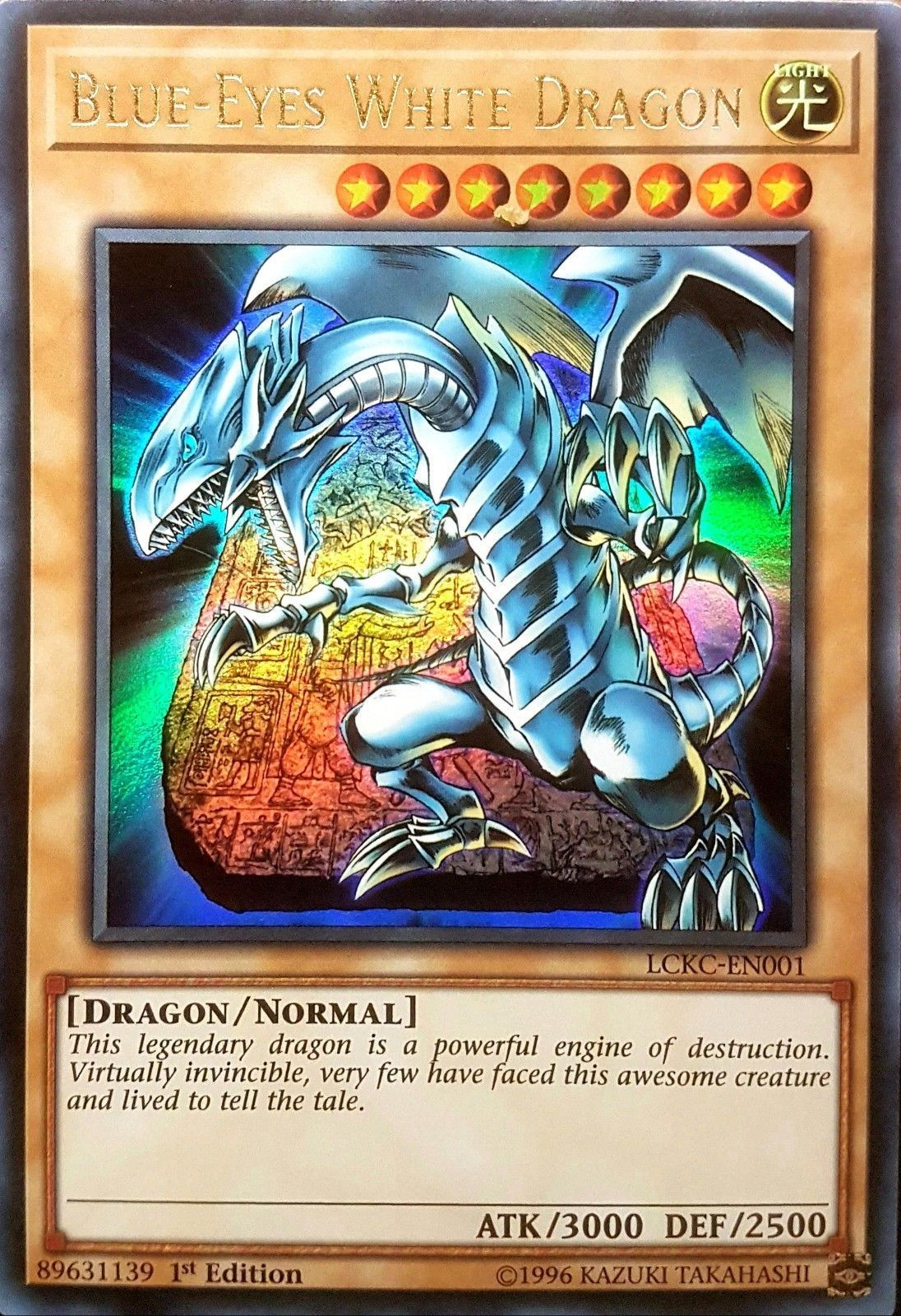 Blue-Eyes White Dragon (Version 4) [LCKC-EN001] Ultra Rare | Gam3 Escape