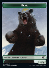 Bear // Vampire Double-sided Token [Double Masters 2022 Tokens] | Gam3 Escape