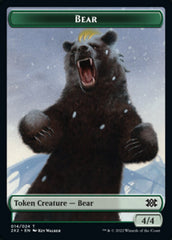 Bear // Phyrexian Golem Double-sided Token [Double Masters 2022 Tokens] | Gam3 Escape