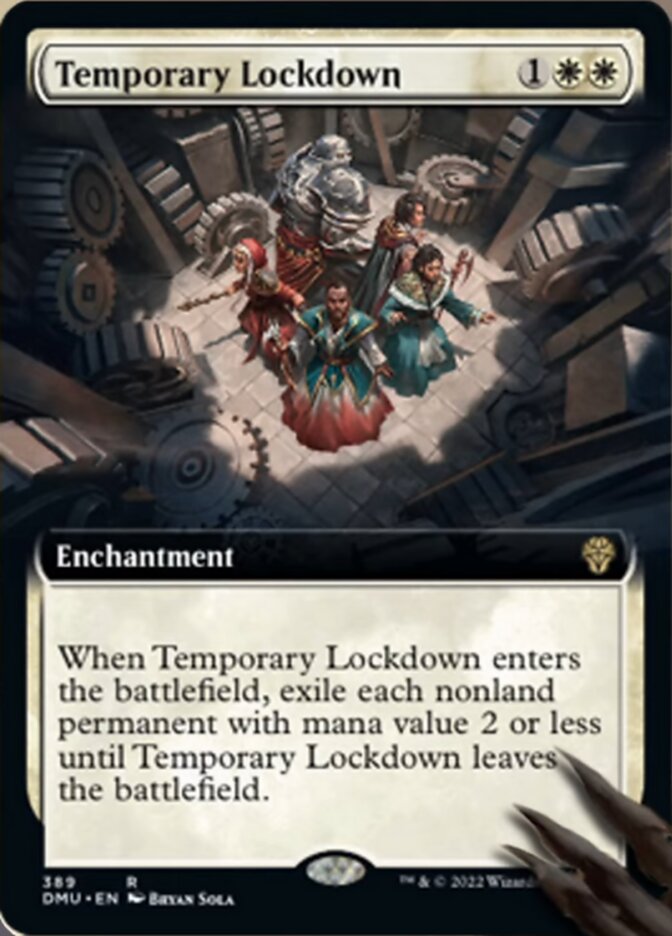 Temporary Lockdown (Extended Art) [Dominaria United] | Gam3 Escape