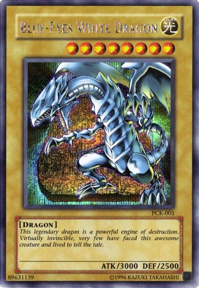 Blue-Eyes White Dragon (Power of Chaos: Kaiba the Revenge) [PCK-001] Secret Rare | Gam3 Escape