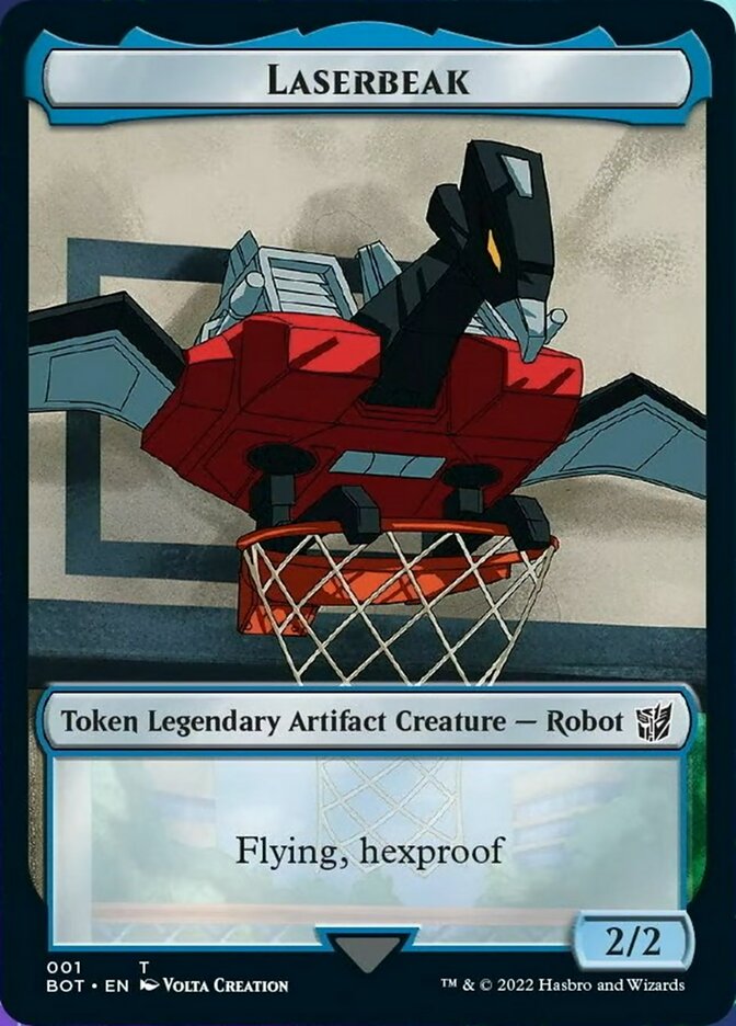 Powerstone // Laserbeak Double-Sided Token [The Brothers' War Tokens] | Gam3 Escape