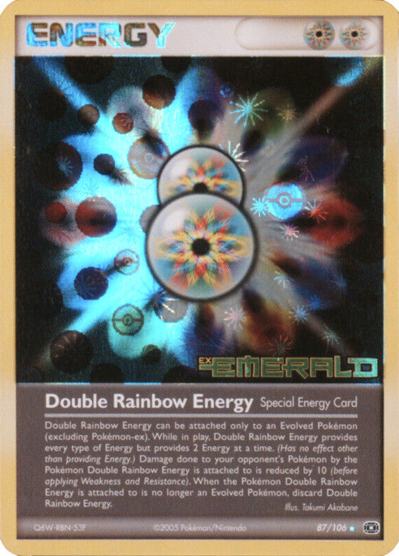Double Rainbow Energy (87/106) (Stamped) [EX: Emerald] | Gam3 Escape