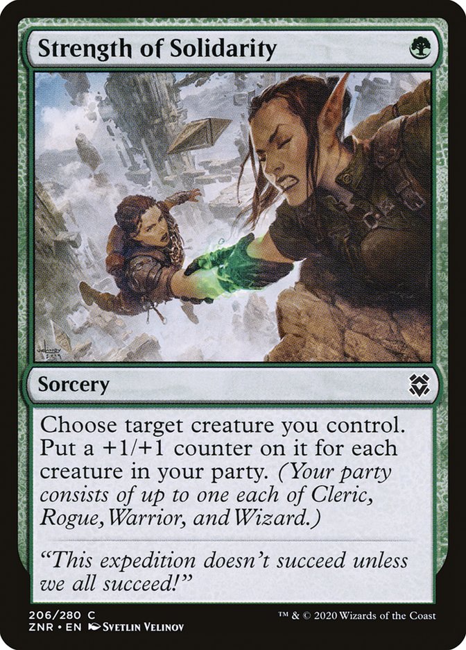 Strength of Solidarity [Zendikar Rising] | Gam3 Escape
