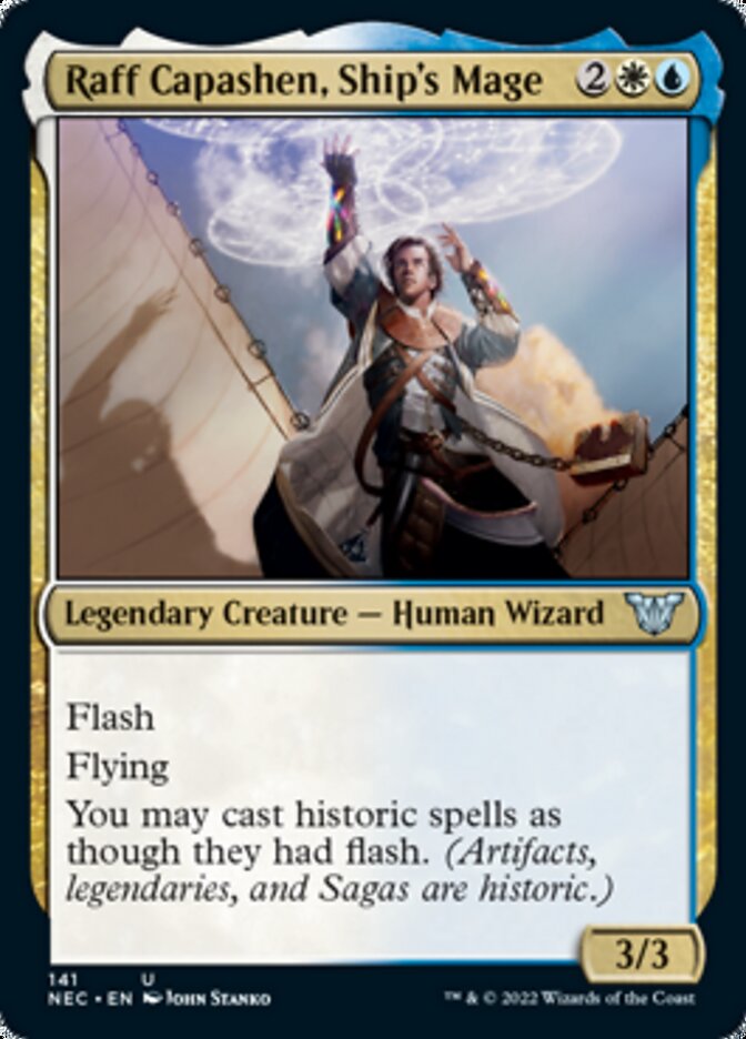 Raff Capashen, Ship's Mage [Kamigawa: Neon Dynasty Commander] | Gam3 Escape