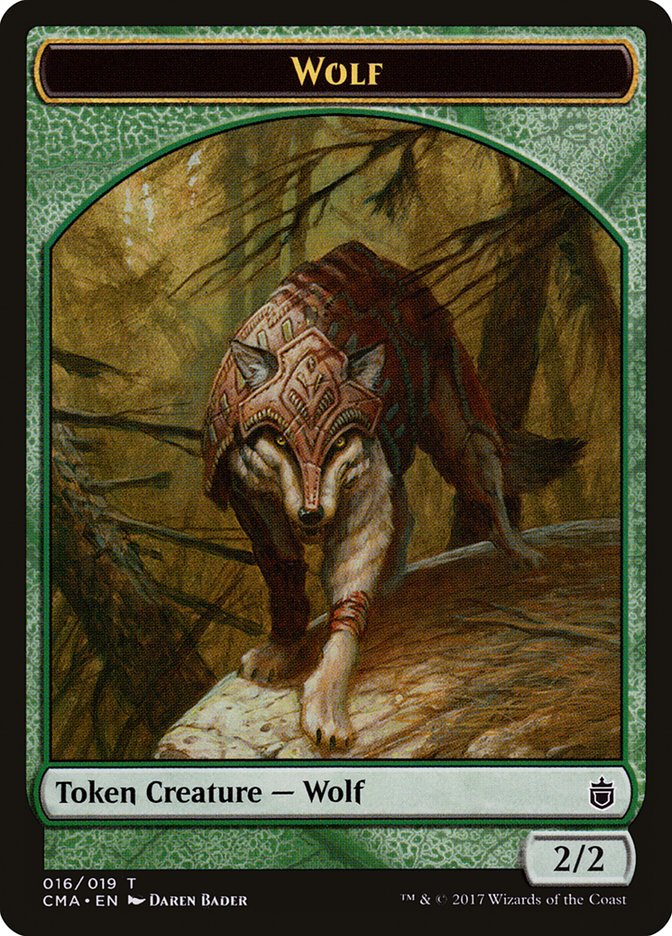 Wolf (016/019) [Commander Anthology Tokens] | Gam3 Escape