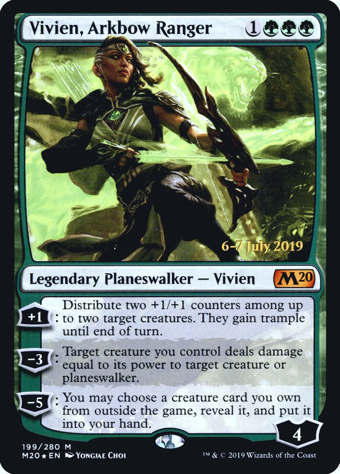 Vivien, Arkbow Ranger  [Core Set 2020 Prerelease Promos] | Gam3 Escape