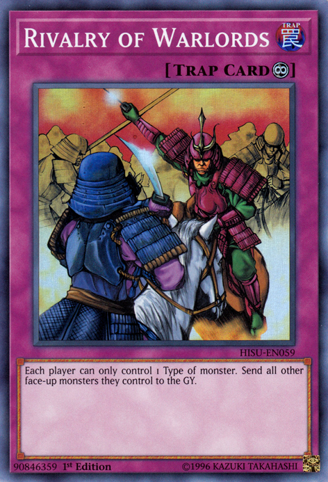 Rivalry of Warlords [HISU-EN059] Super Rare | Gam3 Escape