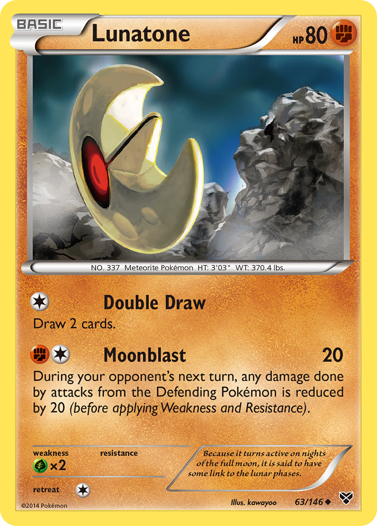 Lunatone (63/146) [XY: Base Set] | Gam3 Escape