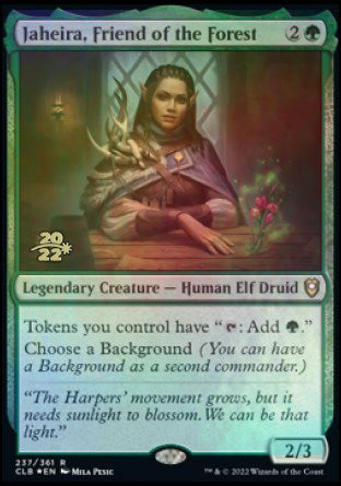 Jaheira, Friend of the Forest [Commander Legends: Battle for Baldur's Gate Prerelease Promos] | Gam3 Escape