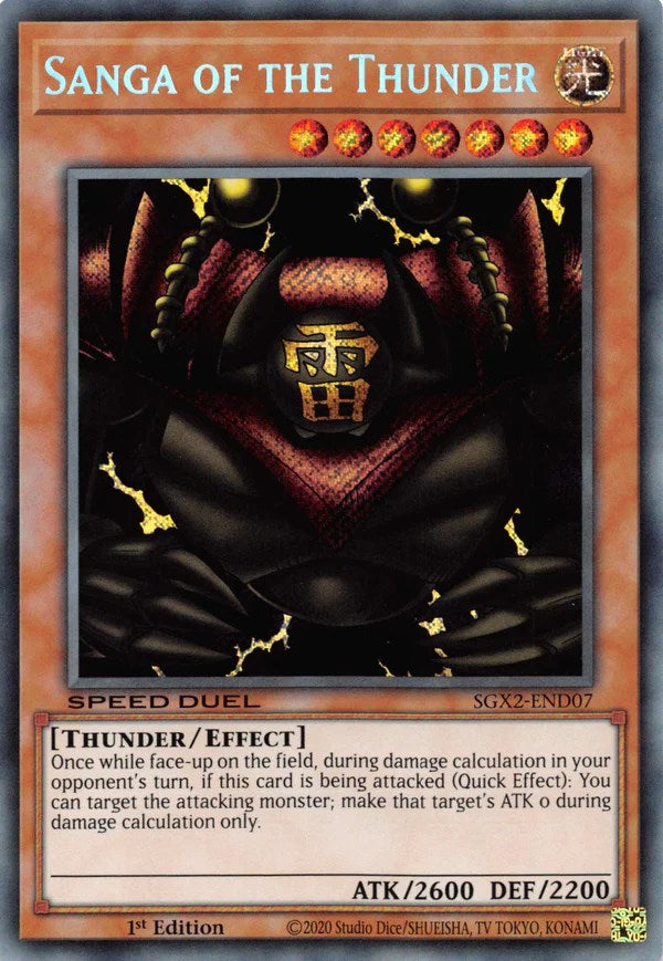 Sanga of the Thunder [SGX2-END07] Secret Rare | Gam3 Escape