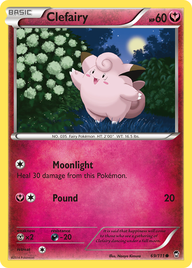 Clefairy (69/111) [XY: Furious Fists] | Gam3 Escape