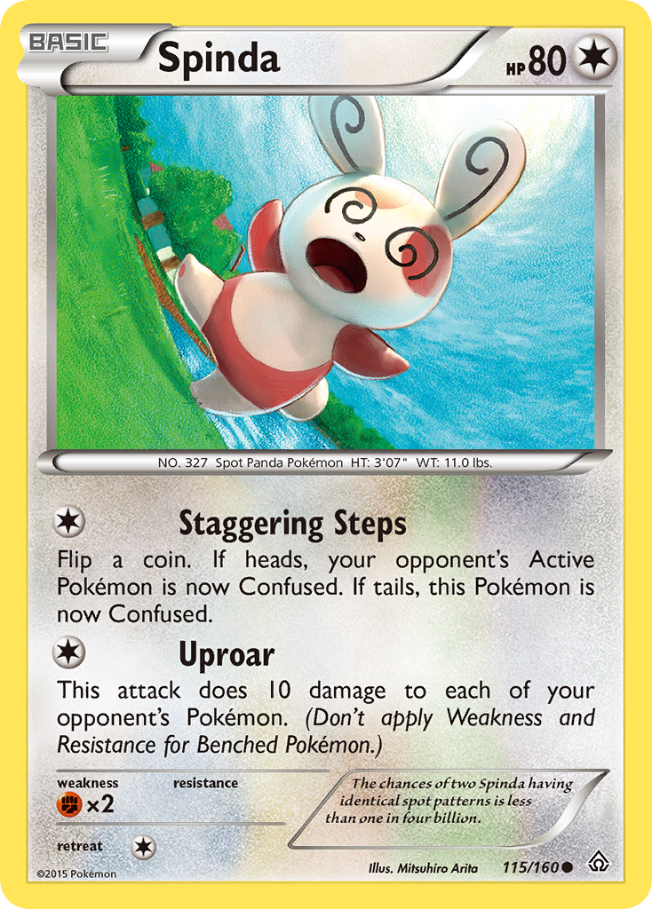 Spinda (115/160) [XY: Primal Clash] | Gam3 Escape