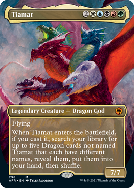 Tiamat (Extended) (Alternative art) [Dungeons & Dragons: Adventures in the Forgotten Realms] | Gam3 Escape