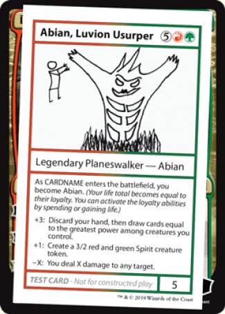 Abian, Luvion Usurper (2021 Edition) [Mystery Booster Playtest Cards] | Gam3 Escape