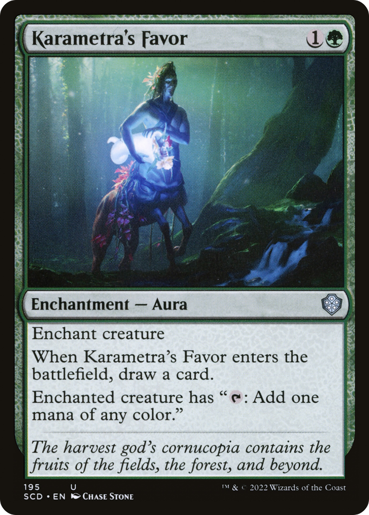 Karametra's Favor [Starter Commander Decks] | Gam3 Escape