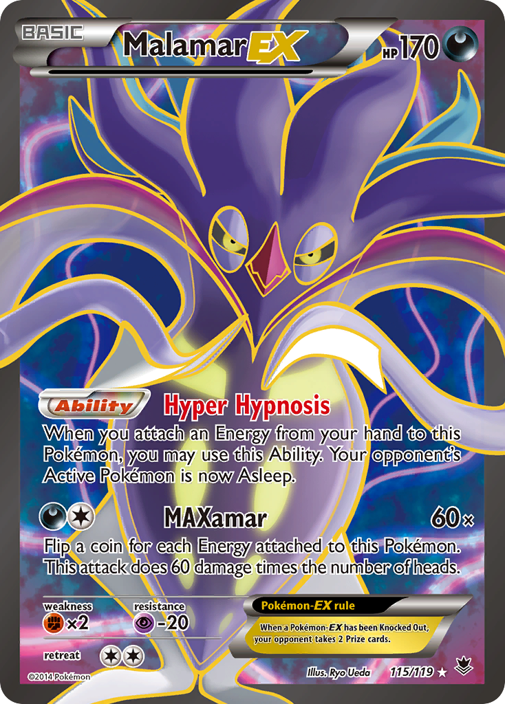 Malamar EX (115/119) [XY: Phantom Forces] | Gam3 Escape