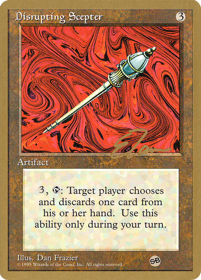 Disrupting Scepter (Eric Tam) (SB) [Pro Tour Collector Set] | Gam3 Escape