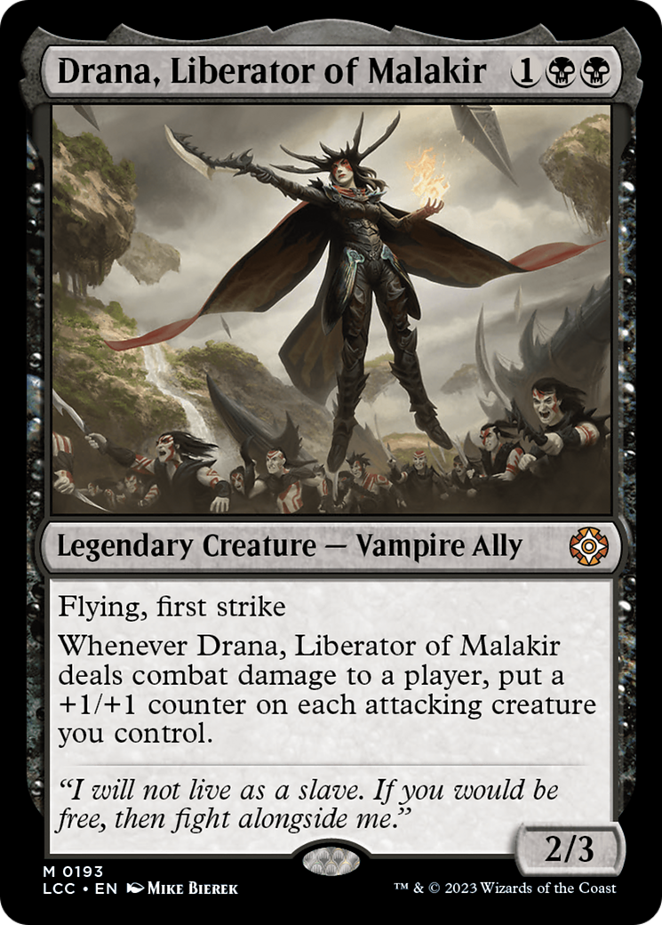 Drana, Liberator of Malakir [The Lost Caverns of Ixalan Commander] | Gam3 Escape