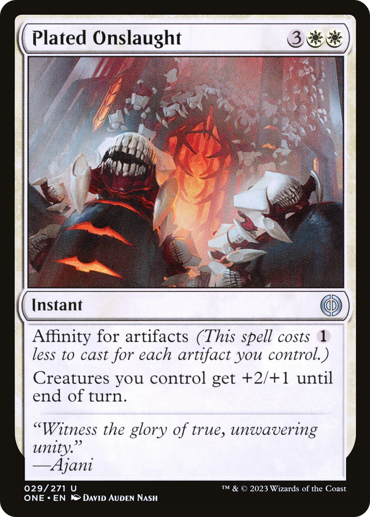 Plated Onslaught [Phyrexia: All Will Be One] | Gam3 Escape
