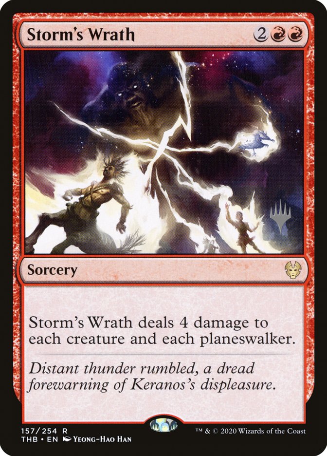 Storm's Wrath  (Promo Pack) [Theros Beyond Death Promos] | Gam3 Escape