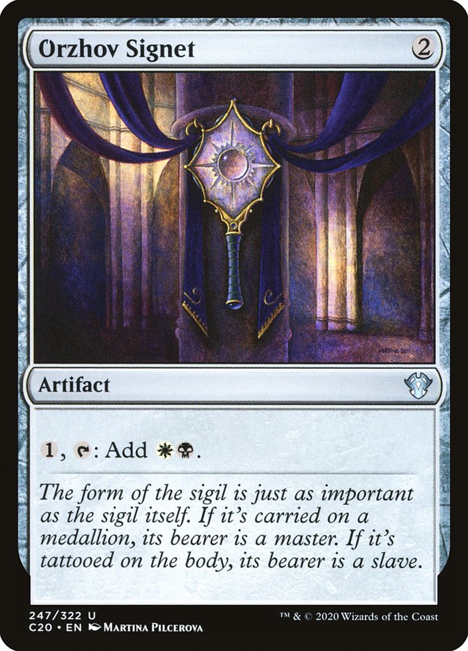 Orzhov Signet [Commander 2020] | Gam3 Escape