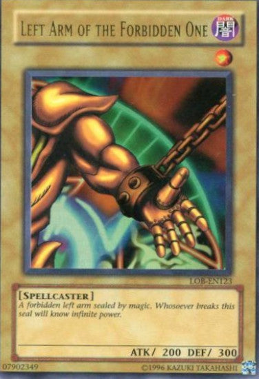 Left Arm of the Forbidden One [LOB-EN123] Ultra Rare | Gam3 Escape