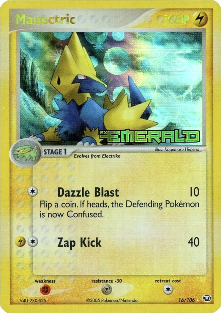 Manectric (16/106) (Stamped) [EX: Emerald] | Gam3 Escape