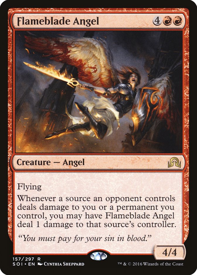 Flameblade Angel [Shadows over Innistrad] | Gam3 Escape