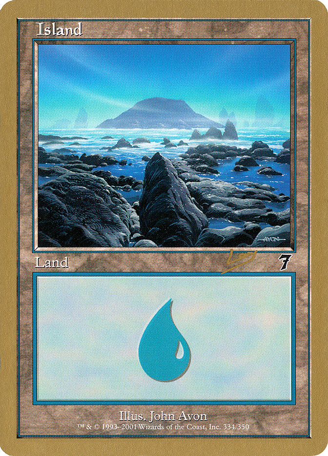 Island (rl334) (Raphael Levy) [World Championship Decks 2002] | Gam3 Escape