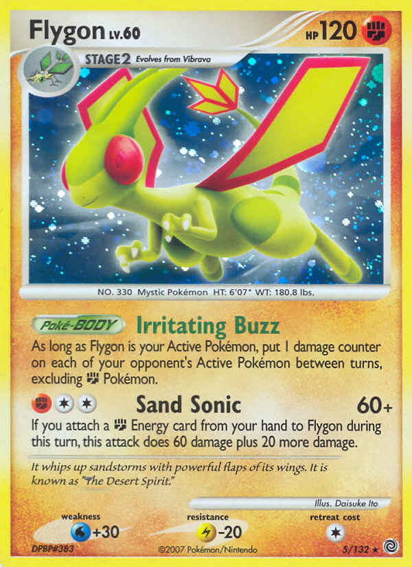 Flygon (5/132) [Diamond & Pearl: Secret Wonders] | Gam3 Escape