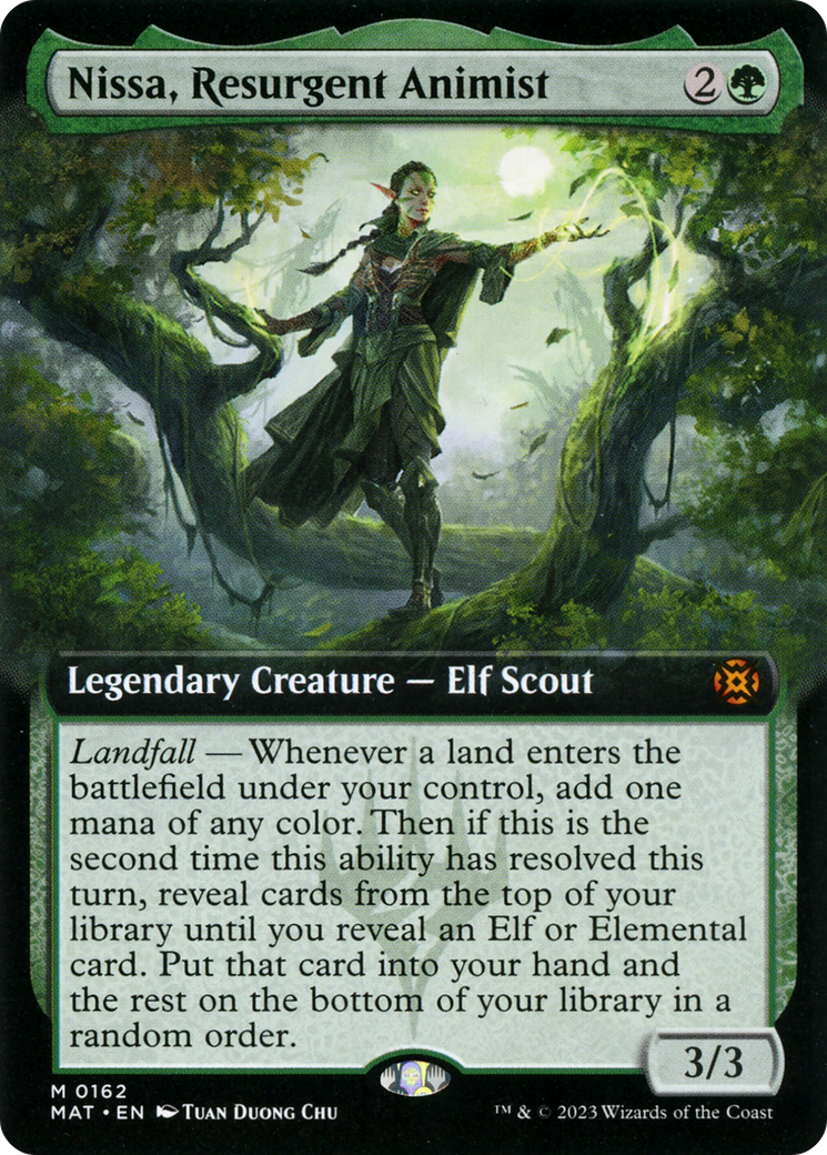 Nissa, Resurgent Animist (Extended Art) [March of the Machine: The Aftermath] | Gam3 Escape