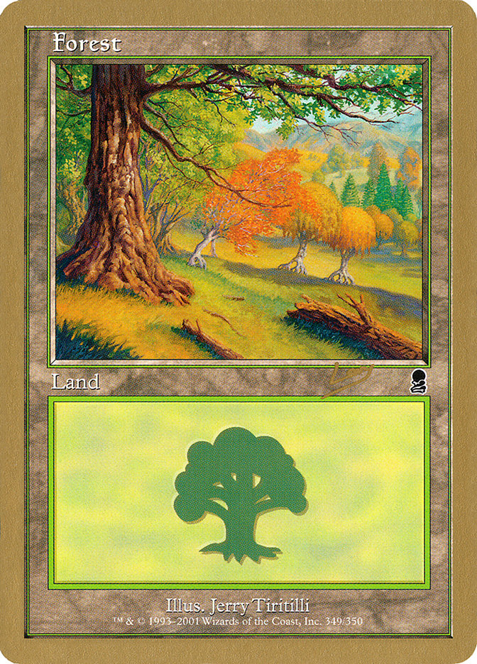 Forest (349) (Raphael Levy) [World Championship Decks 2002] | Gam3 Escape
