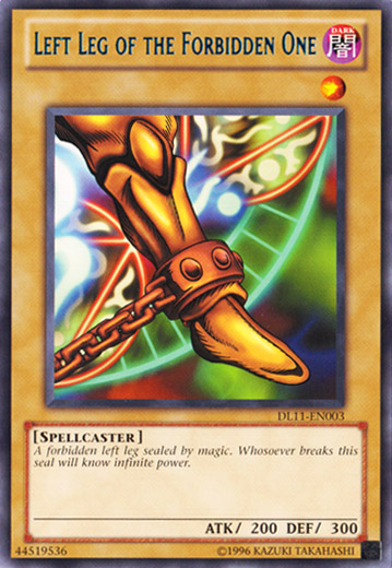 Left Leg of the Forbidden One (Blue) [DL11-EN003] Rare | Gam3 Escape