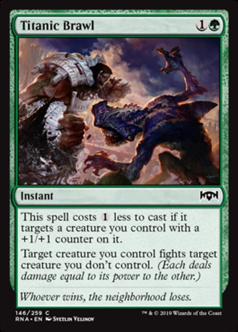 Titanic Brawl [Ravnica Allegiance] | Gam3 Escape