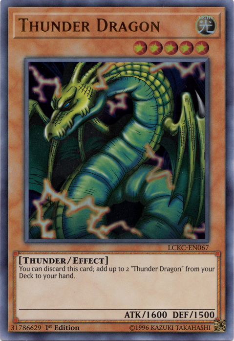 Thunder Dragon [LCKC-EN067] Ultra Rare | Gam3 Escape