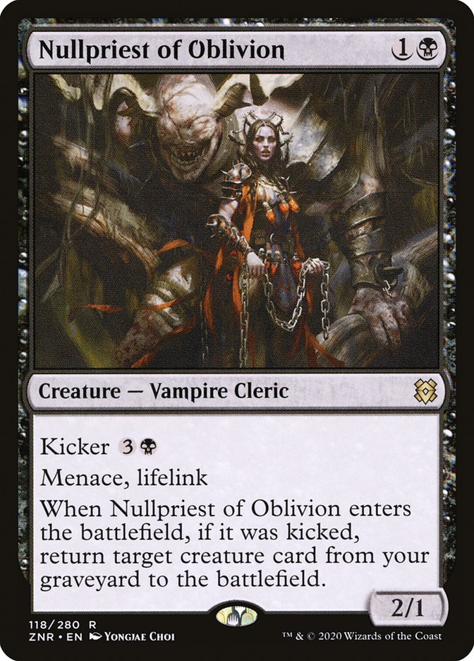 Nullpriest of Oblivion [Zendikar Rising] | Gam3 Escape