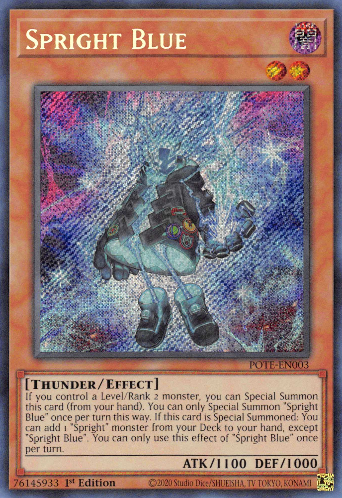 Spright Blue [POTE-EN003] Secret Rare | Gam3 Escape